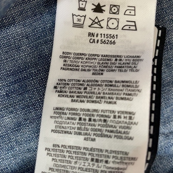 NWT 7 for all mankind dress wraparound denim dress small - Picture 5 of 6